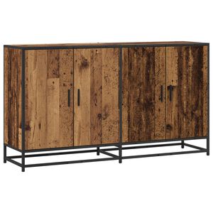 vidaXL Sideboard Old Wood 134 x 35 x 76 cm Engineered Wood