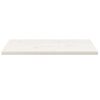 vidaXL Table Top White 80x40x2.5 cm Solid Wood Pine Rectangular