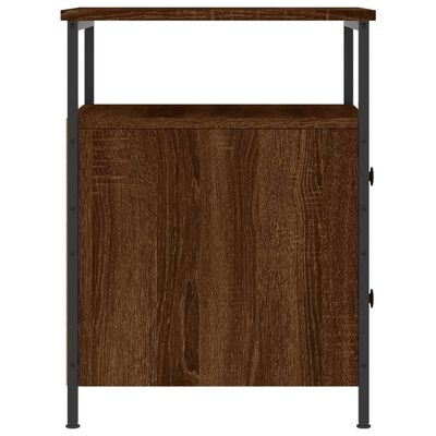 vidaXL Bedside Cabinet Brown Oak 44x45x60 cm Engineered Wood
