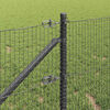 vidaXL Fence Post Grey 25 x 0.5 m (19 x 19 mm mesh) Steel
