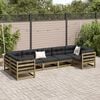 vidaXL 7 Piece Garden Sofa Set Impregnated Wood&nbsp;Pine