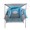 vidaXL Car Tent 4-Person Blue Waterproof