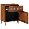 vidaXL Bedside Cabinet Brown 50 x 33 x 60 cm Solid Mango Wood