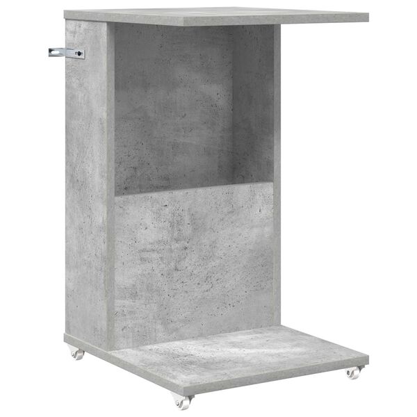 vidaXL Side Table Concrete Grey 40 x 35 x 60 cm Engineered Wood