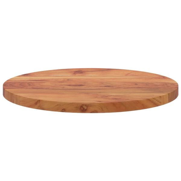vidaXL Table Top &Oslash;60x3.8 cm Round Solid Wood Acacia