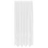 vidaXL Lace Curtain with Curtains Floral White 245x150cm Polyester