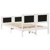 vidaXL Bed Frame with Headboard Light Grey 120 x 200 cm Fabric