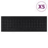 vidaXL Stair Treads 5 pcs 25x75 cm Rubber