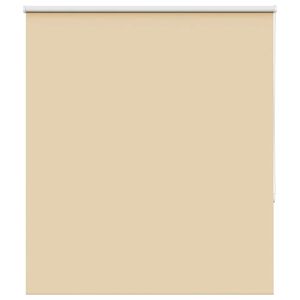 vidaXL Roller Blind Blackout Beige 125x130 cm Fabric Width 121.6 cm Polyester