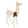 vidaXL 3D Christmas Reindeer LOVIISA 200 LEDs Warm White