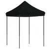 vidaXL Party Tent Folding Black 200 x 200 x 306 cm Oxford Fabric