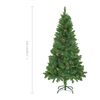 vidaXL Artificial Christmas Tree with Pine Cones Green 150 cm