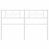 vidaXL Metal Replace Headboard White 120 cm