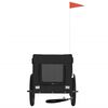 vidaXL Pet Bike Trailer Black Oxford Fabric&Iron