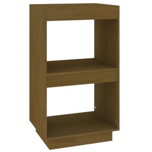 vidaXL Book Cabine Honey Brown 40x35x71 cm Solid Pinewood