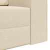vidaXL Sofa Bed Cream 245 x 78 x 77 cm Fabric