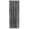 vidaXL Velvet Curtains with Curtains 2 pcs Grey 245 x 140 cm Velvet