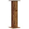 vidaXL Plant Stands 2 pcs Old Wood 30x30x95 cm Engineered Wood