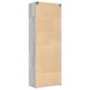 vidaXL Storage Cabinet Grey Sonoma 80x42.5x225 cm Engineered Wood