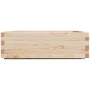 vidaXL Garden Planter 80x80x26.5 cm Solid Wood Pine
