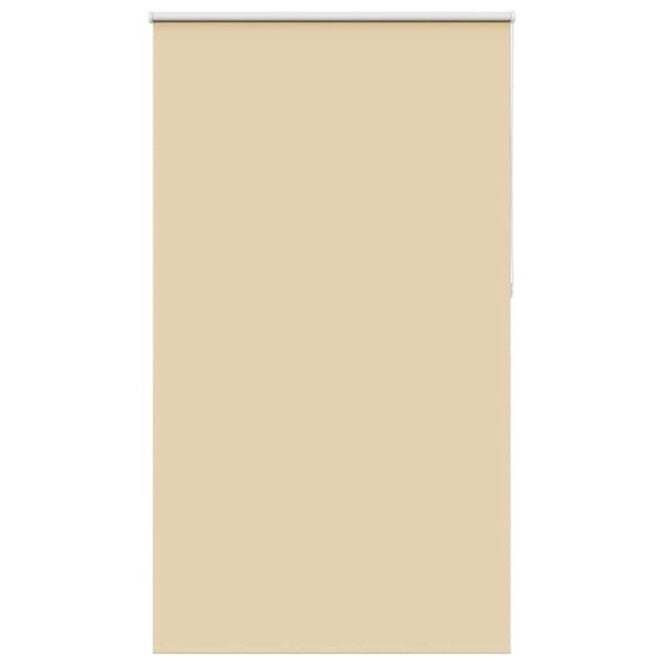 vidaXL Roller Blind Blackout Beige 125x230 cm Fabric Width 121.6 cm Polyester