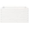 vidaXL Garden Planter White 90x90x46 cm Solid Wood Pine