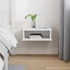 vidaXL Bedside Table White 40 x 31 x 15 cm Engineered Wood
