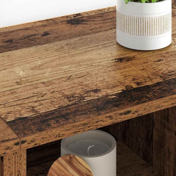 vidaXL Sideboards 2 pcs Old Wood 60 x 35 x 70 cm Engineered Wood