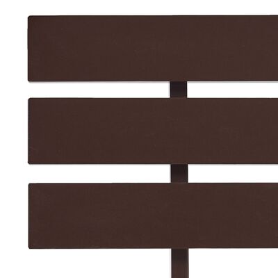 vidaXL Bed Frame Dark Brown Solid Pine Wood 180x200 cm Super King