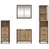 vidaXL Bathroom Furniture Set 4 pcs Artisan oak Engineered wood