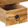 vidaXL Desk with 2 Drawers 110x50x77 cm Solid Mango Wood