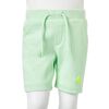 Kids' Shorts with Drawstring Bright Green 140