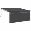 vidaXL Retractable Awning Anthracite 300 x 250 cm