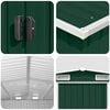vidaXL Garden Shed 257x392x181 cm Metal Green