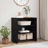 vidaXL Sideboard Black 70 x 41 x 75 cm Engineered Wood