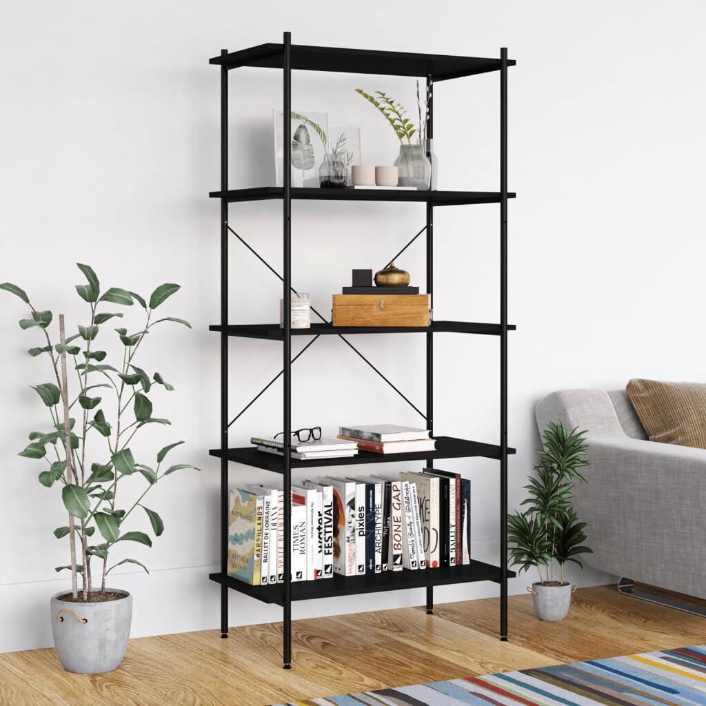 Tiered outlet shelving unit