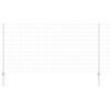vidaXL Welded Wire Fence 25 x 1.2 m (W x H) Hot-Dip Galvanised Steel