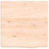 vidaXL Bathroom Countertop 40x40x(2-4) cm Untreated Solid Wood