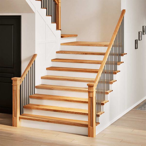 vidaXL Stair Treads 2 pcs Light Brown 110x25x2 cm Solid Wood Oak