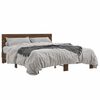 vidaXL Bed Frame without Mattress Brown Oak 150x200 cm