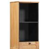 vidaXL Bathroom Cabinet Brown 38 x 33 x 160 cm Solid Mango Wood