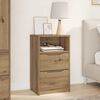 vidaXL Bedside Table Artisan Oak 40 x 30 x 467 cm Engineered Wood