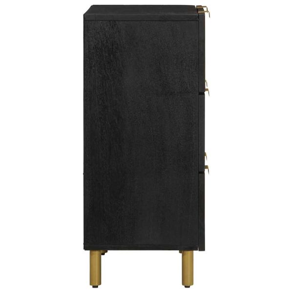 vidaXL Sideboard Black 60x33x75 cm Engineered Wood