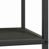 vidaXL Kitchen Storage with Shelf Black 90 x 50 x 92 cm Steel