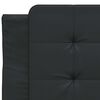 vidaXL Bed Frame without Mattress "Zadar" Black 80x200 cm Faux Leather