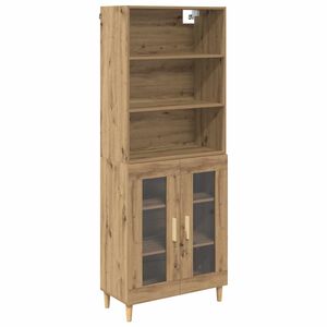 vidaXL Highboard Artisan Oak 69.5 x 32.5 x 180 cm Engineered Wood