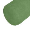 vidaXL Bolster Pillows 2 pcs Light Green &Oslash; 25 x 70 cm Corduroy Fabric