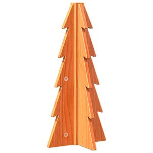 vidaXL Wooden Christmas Tree for Decoration Wax Brown 49 cm
