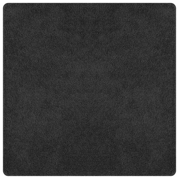 vidaXL Anti-slip Shaggy Rug Dark grey 200 x 200 cm PP
