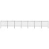 vidaXL Garden Fence with Hoop Top Steel 1248x150 cm Black